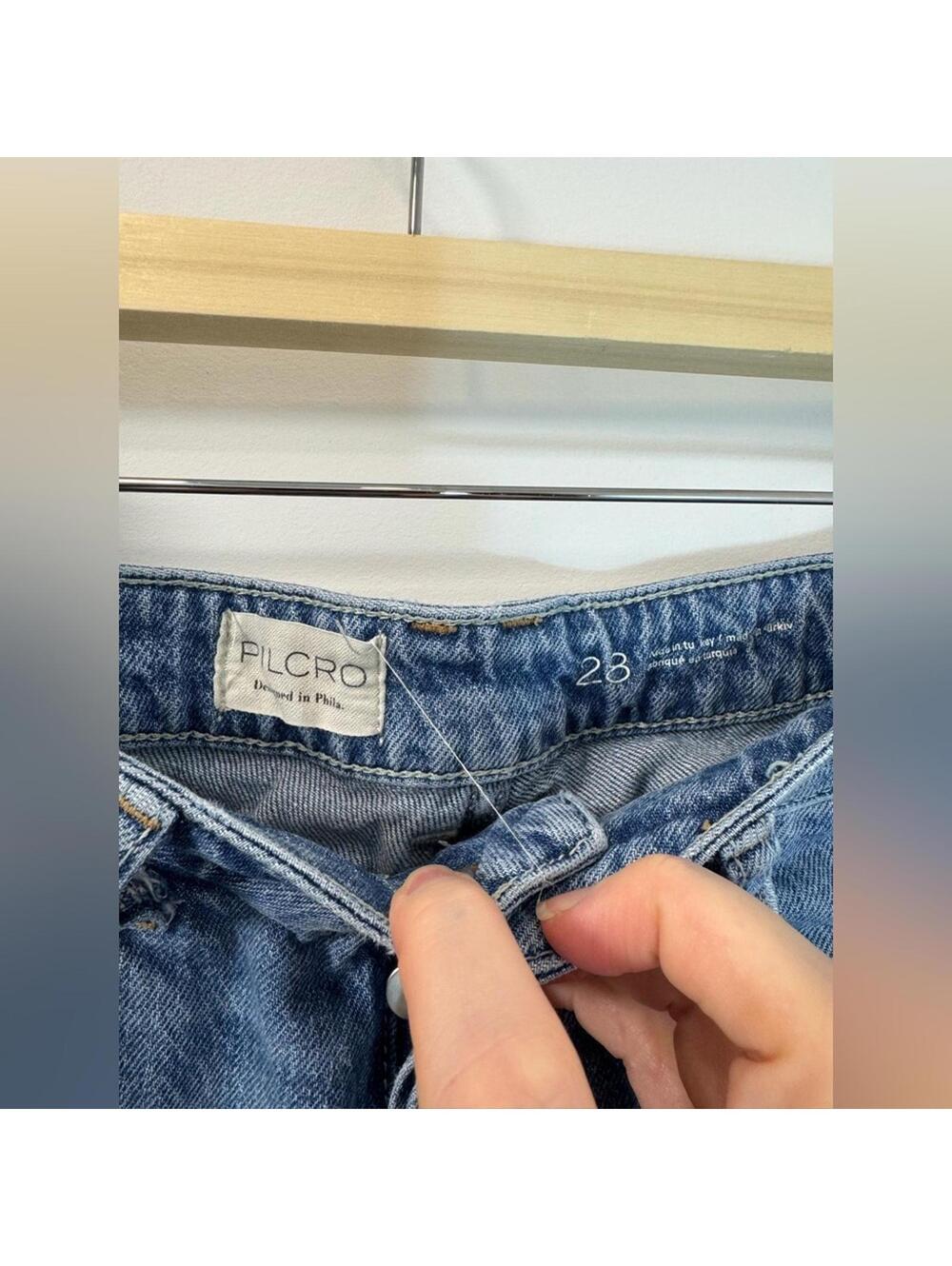 Anthropologie Pilcro Reworked High-Rise Taper Jeans - Picture 7 of 9